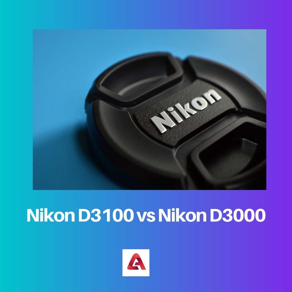 Nikon D3100 gegen Nikon D3000