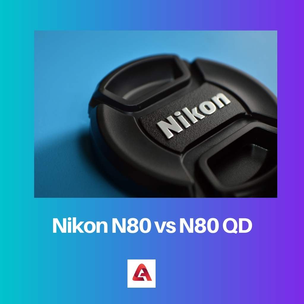 Nikon N80 frente a N80 QD