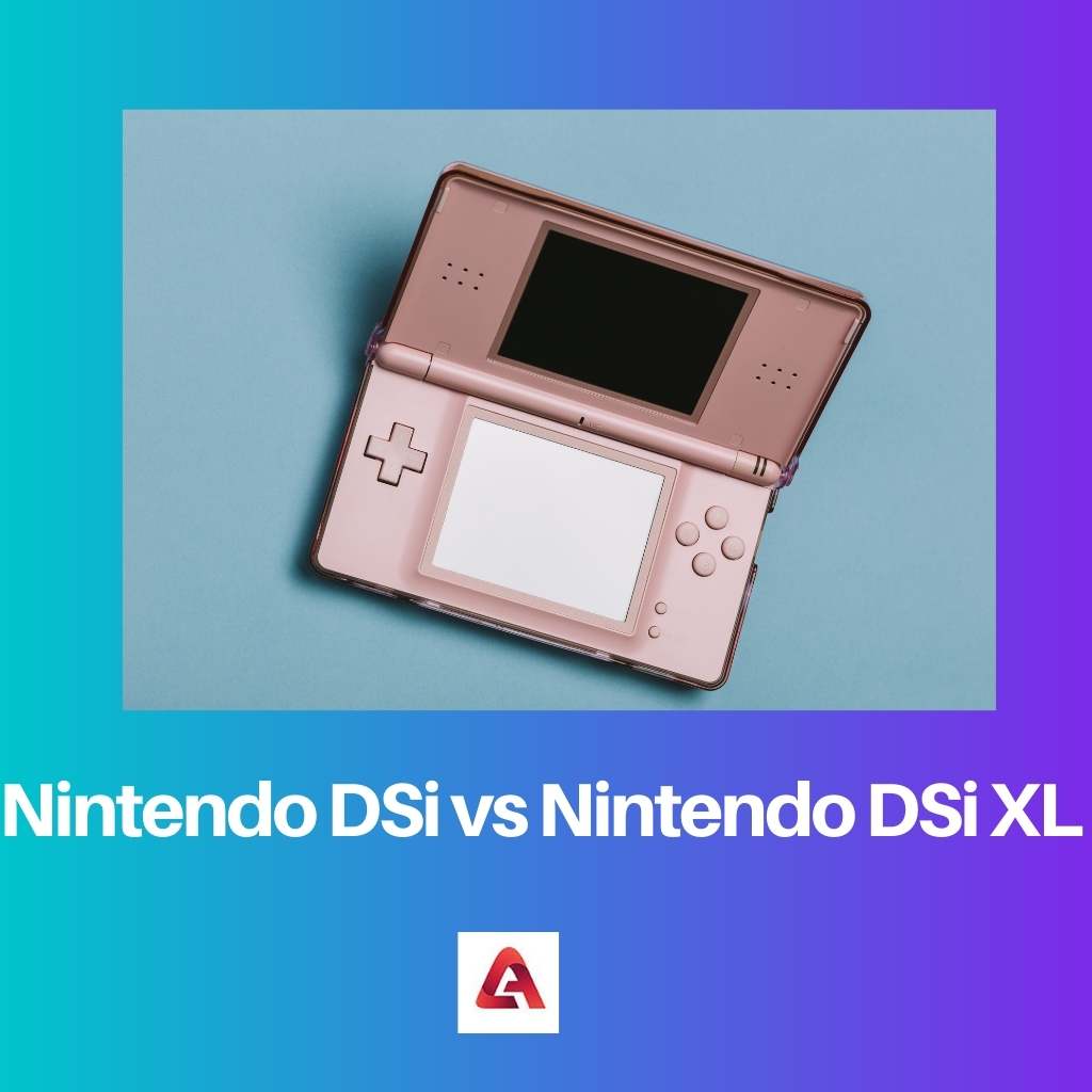 Nintendo DSi frente a Nintendo DSi XL