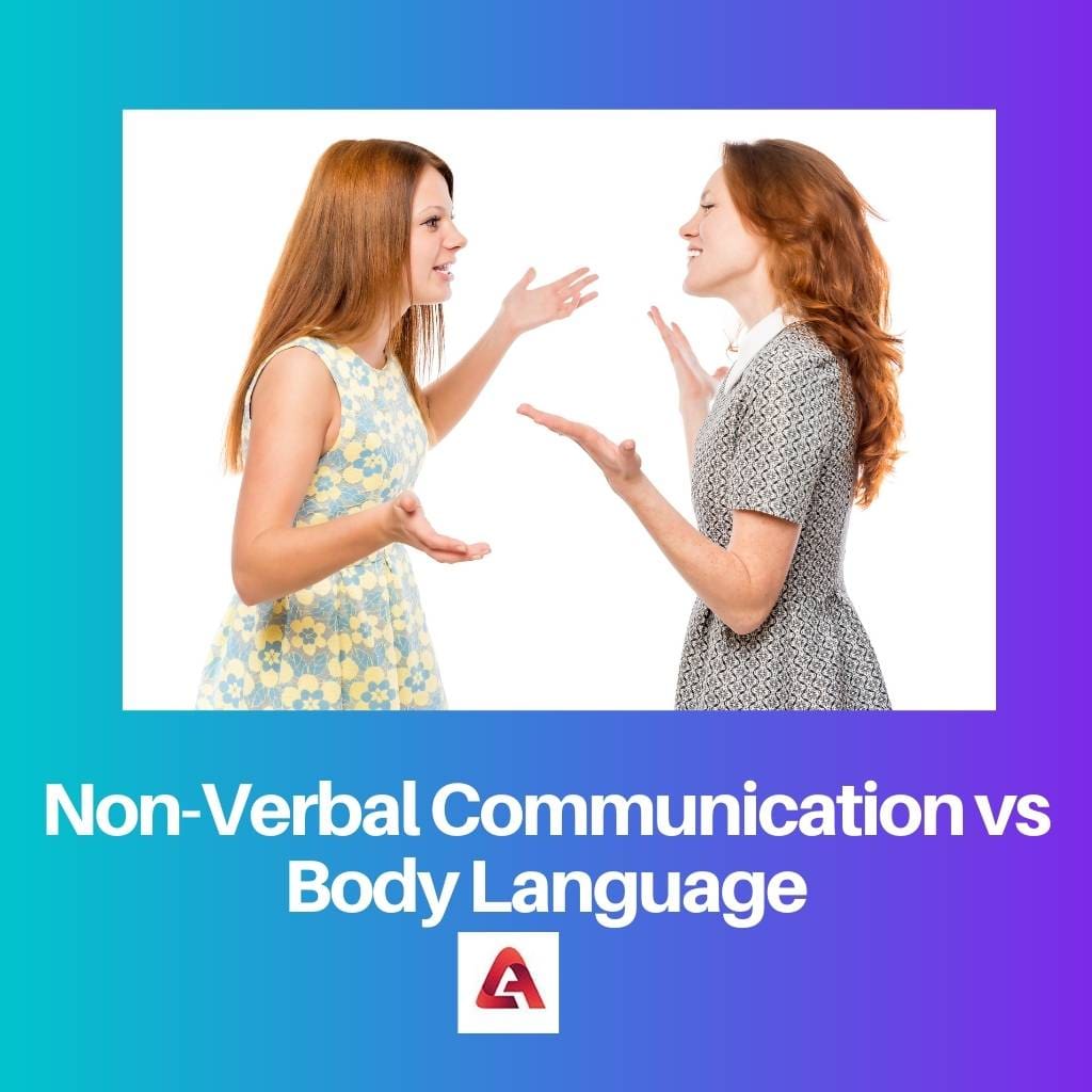 Non Verbal Communication vs Body Language