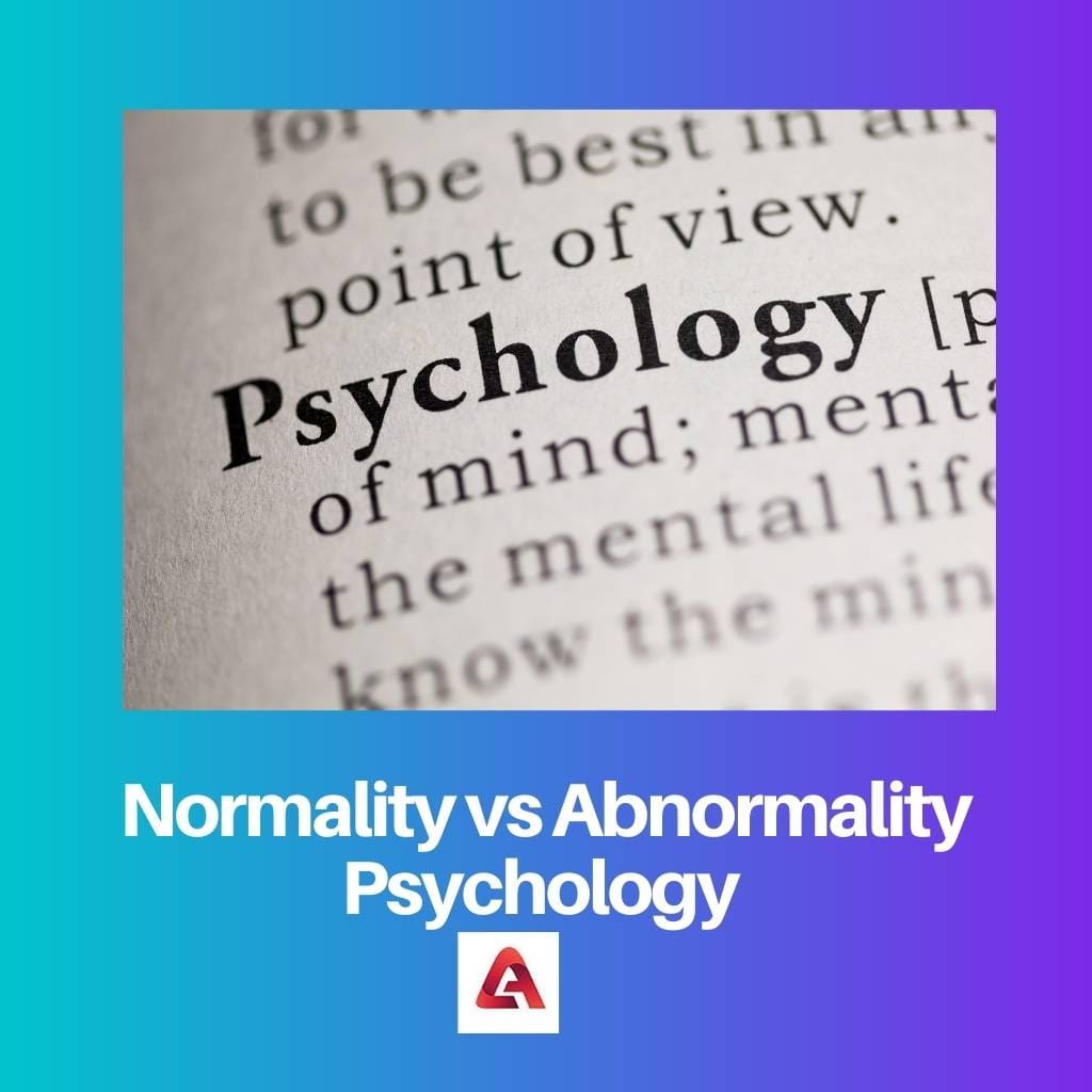 Нормальность против аномалии Психология