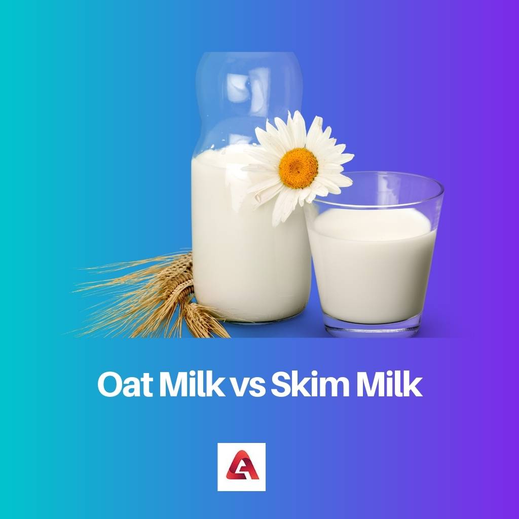 Ovesné mléko vs odstředěné mléko
