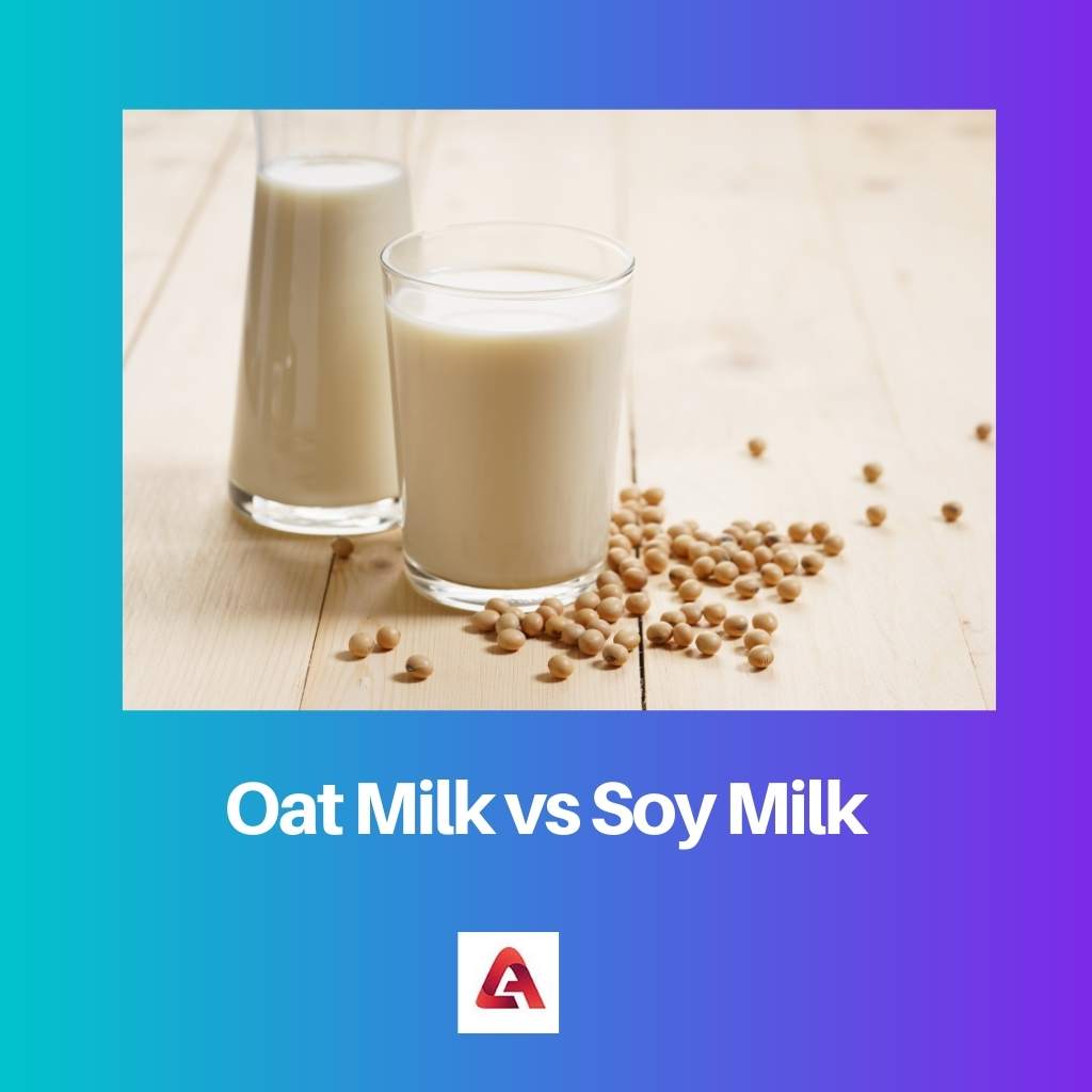 Latte d'avena vs latte di soia
