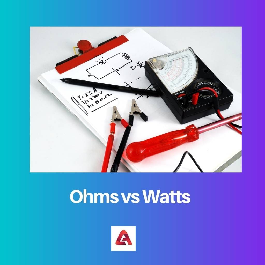 Ohmios vs Watios