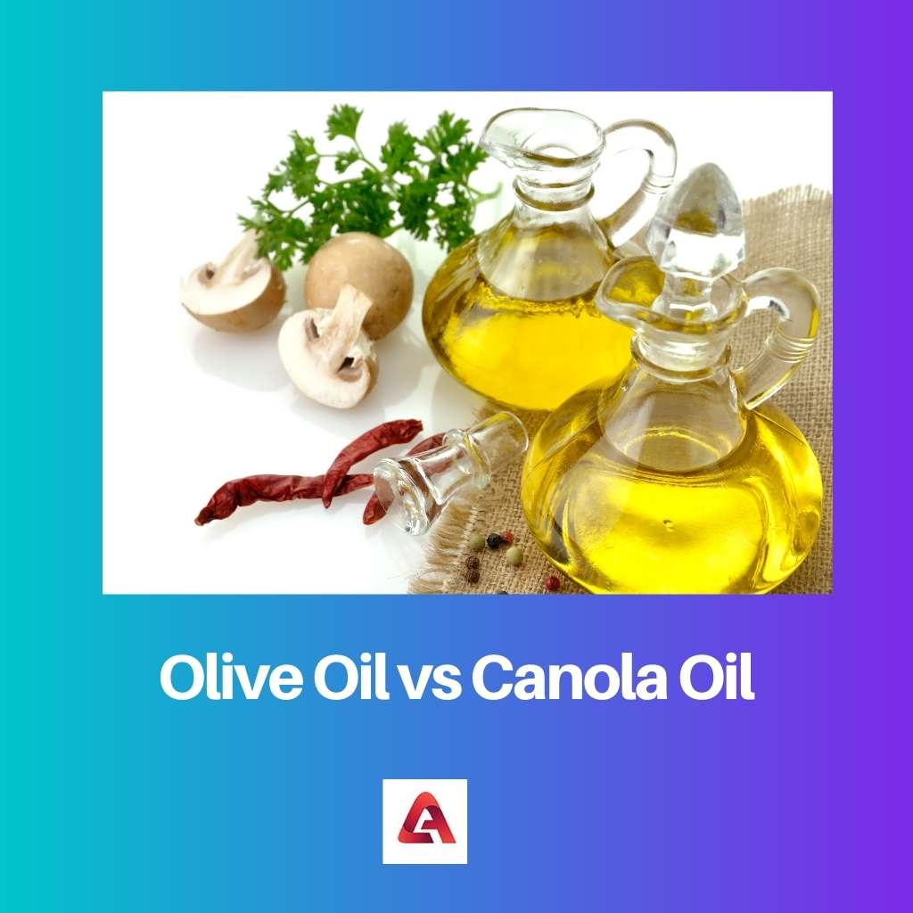 Olivový olej vs řepkový olej