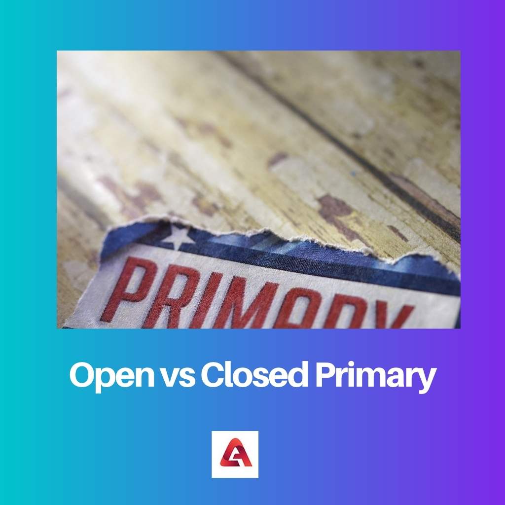 Åben vs lukket primær