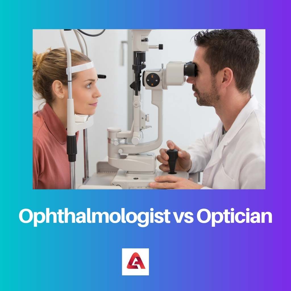 Ophthalmologist vs Optician