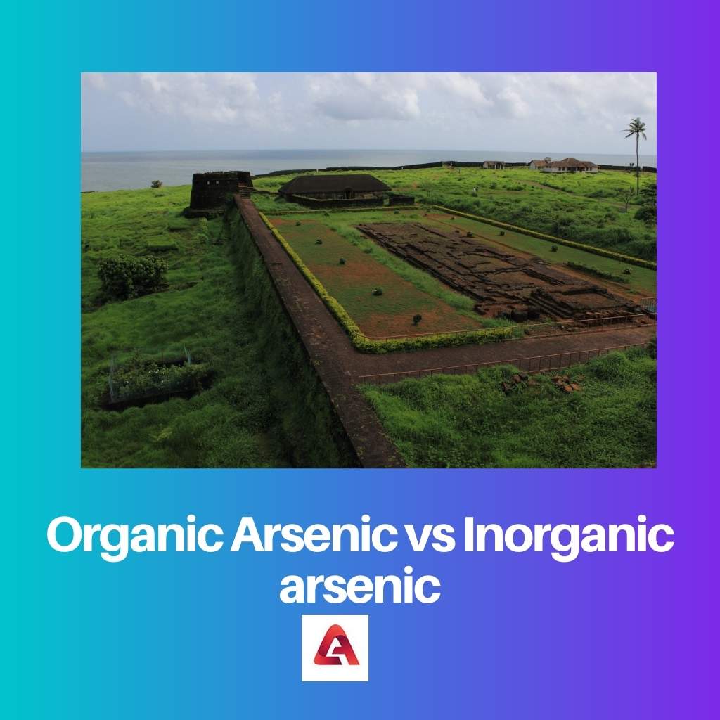 Arsenic organique vs arsenic inorganique