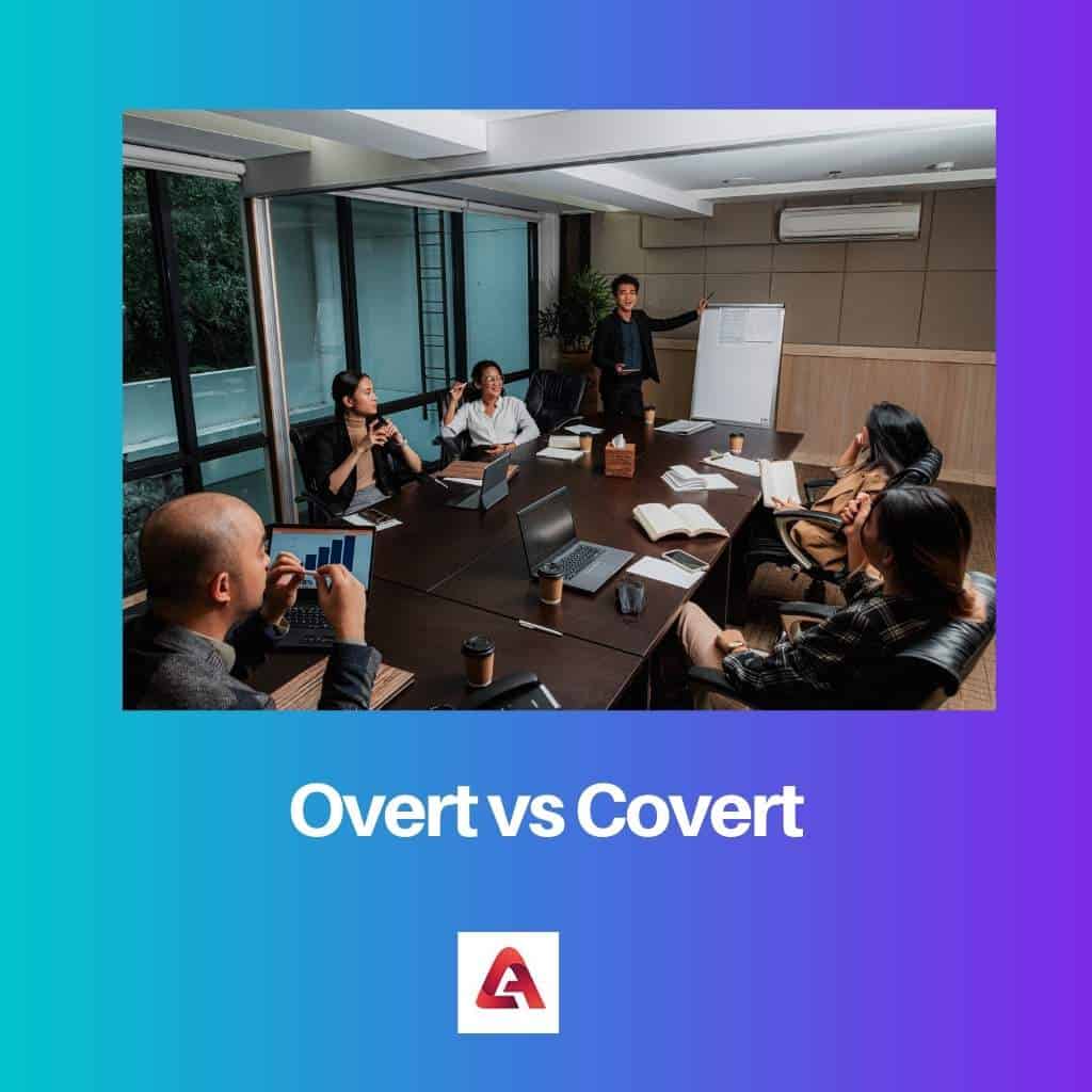 Overt vs Covert