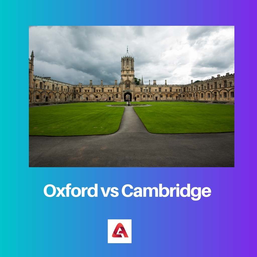 Oxford so với Cambridge