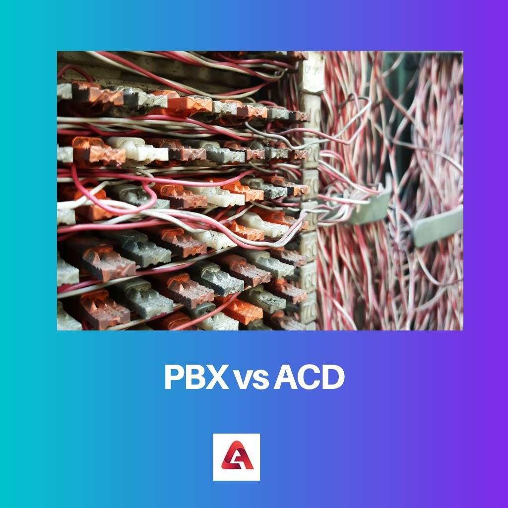 PBX contre ACD