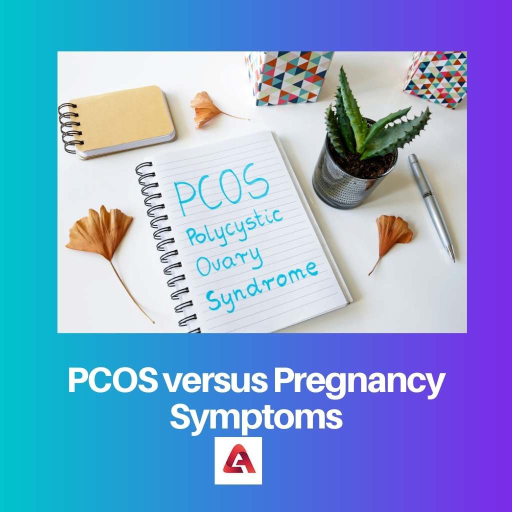 PCOS nasuprot simptomima trudnoće