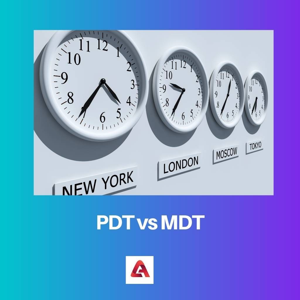 PDT vs. MDT