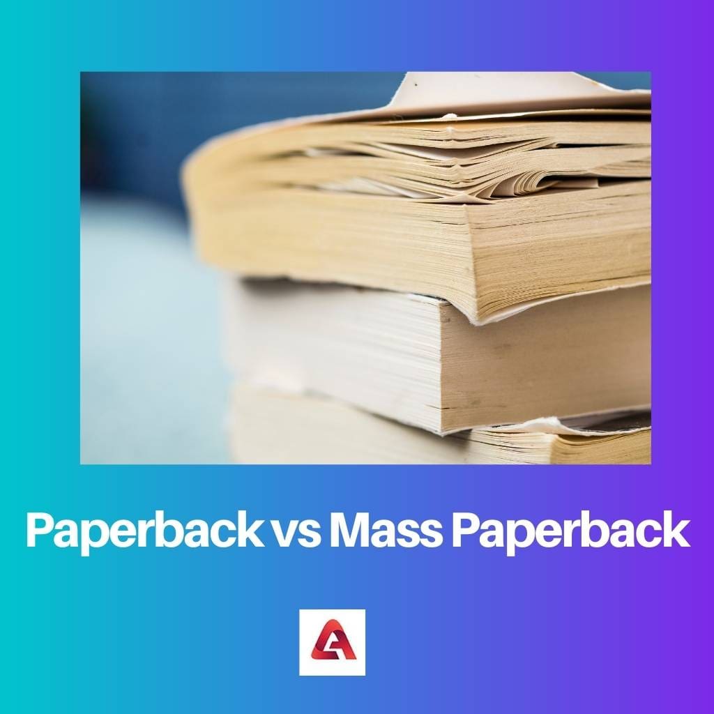 Paperback vs Mass Paperback