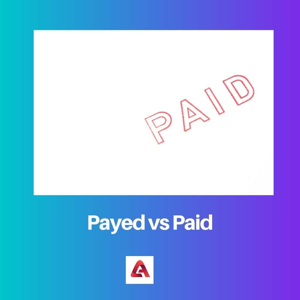 Payé vs Payé
