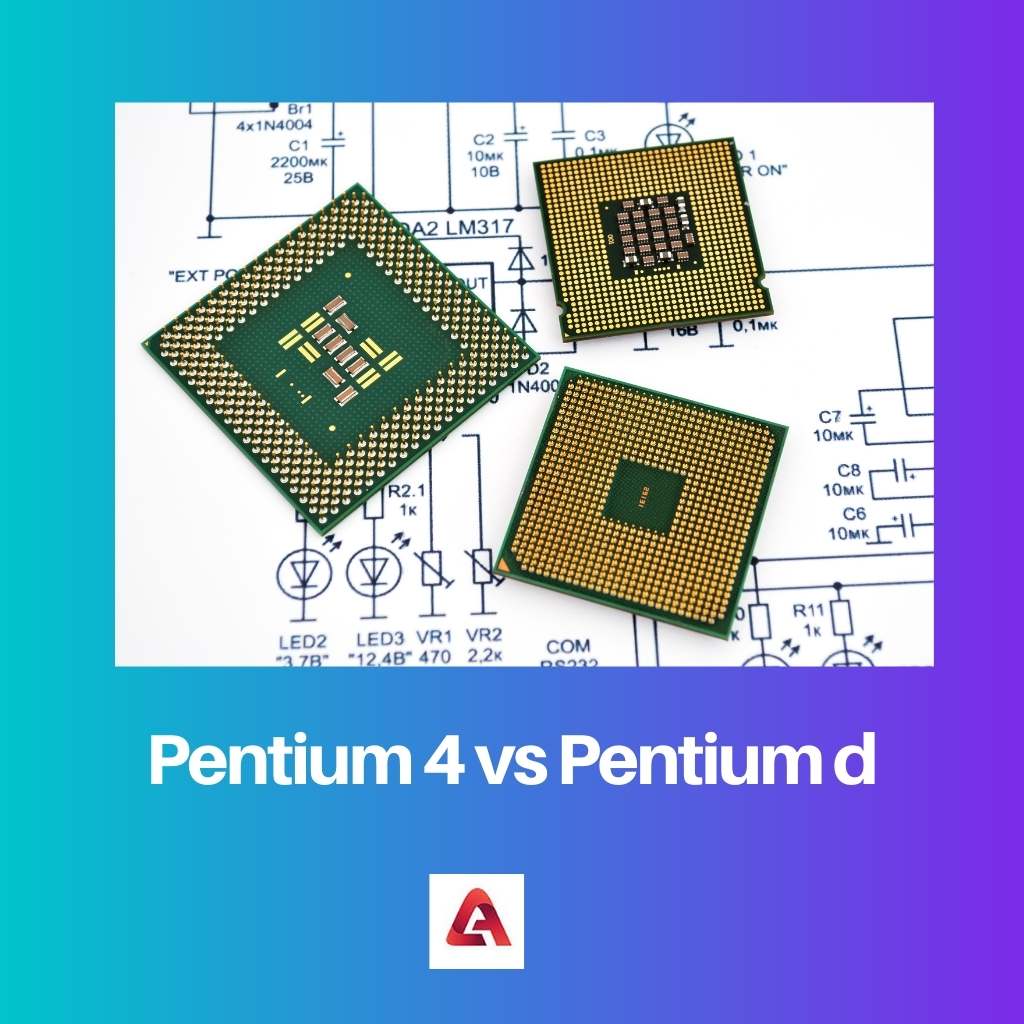 Pentium 4 対 Pentium d