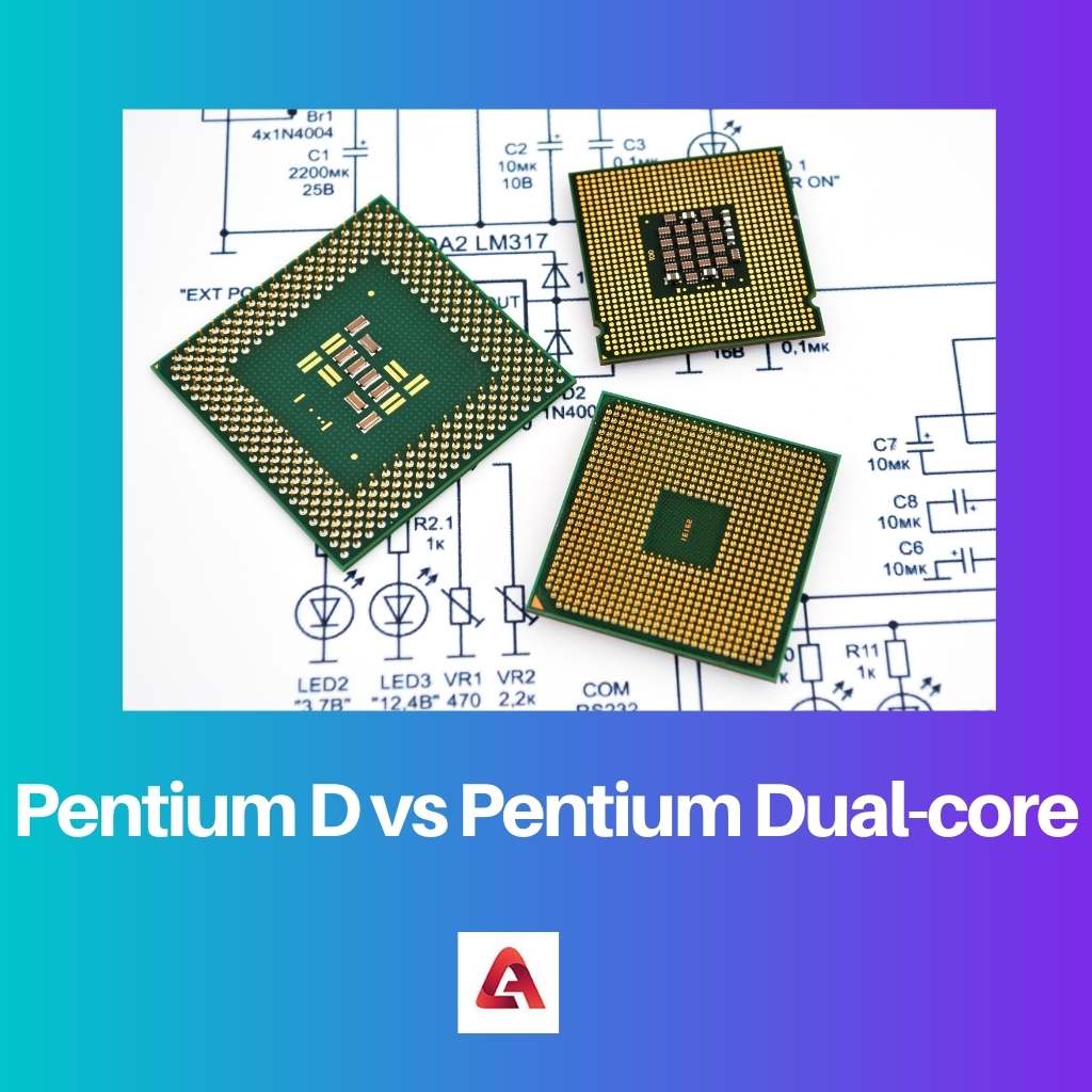 Pentium D กับ Pentium ดูอัลคอร์