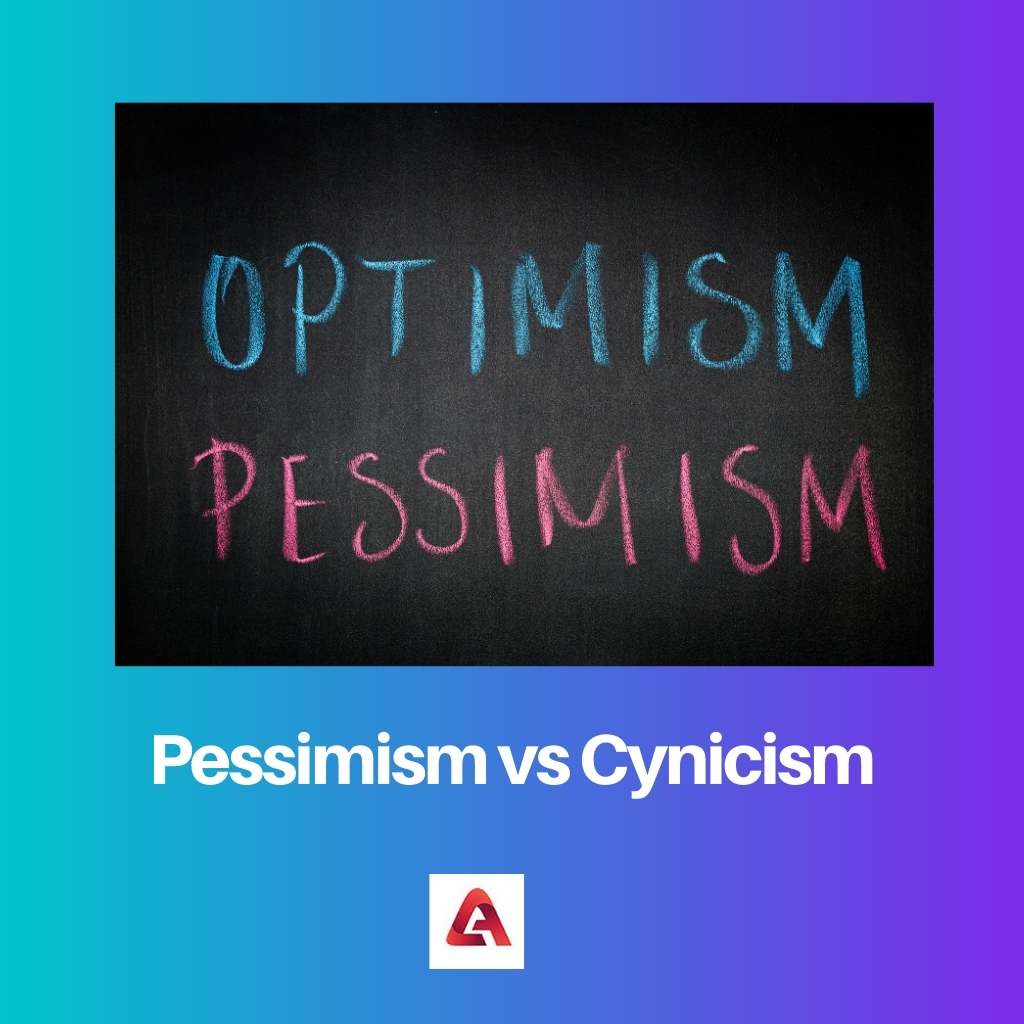 Пессимизм против цинизма