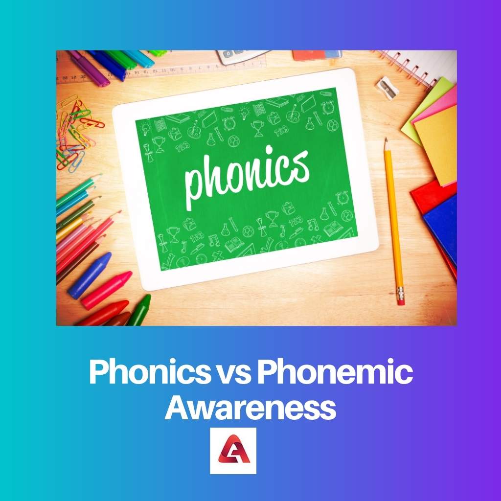 Phonics vs Phonemic Awareness