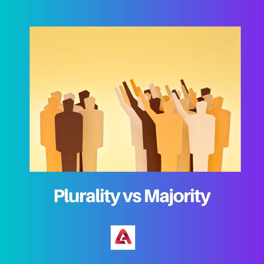 Pluralidad vs Mayoría