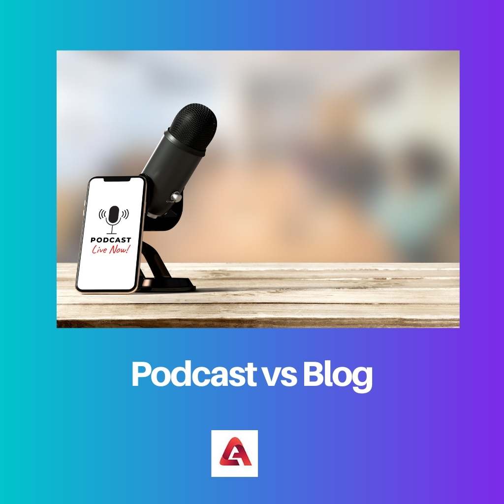 Podcast contre blog