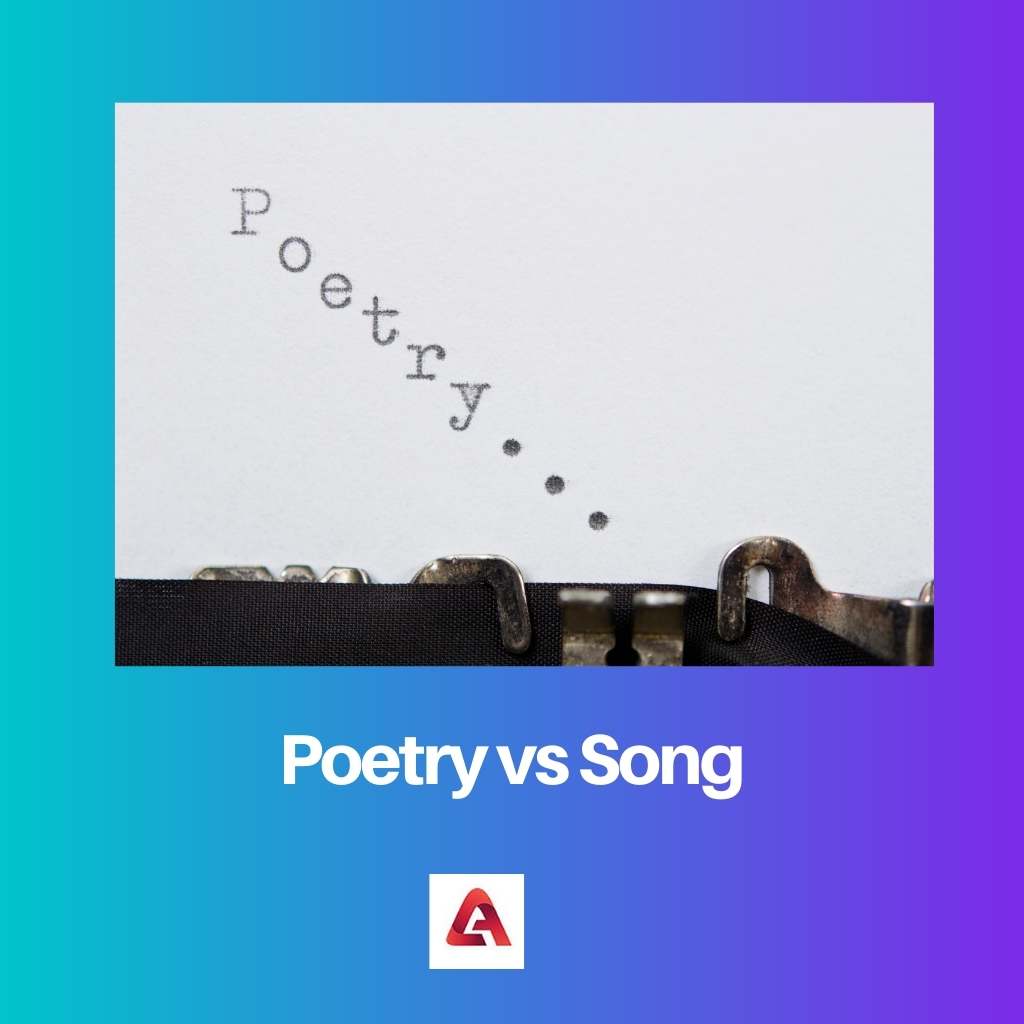 Poetry vs Song