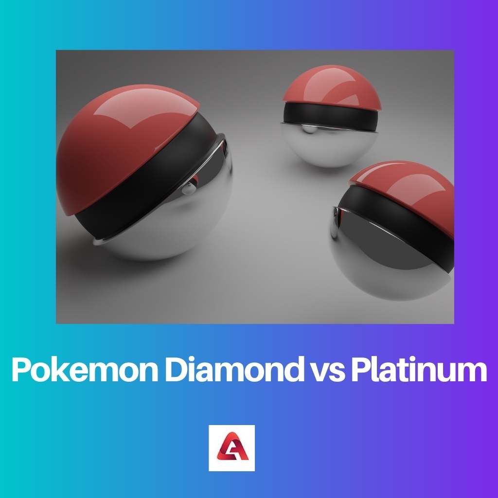 Pokémon Diamante vs Platino