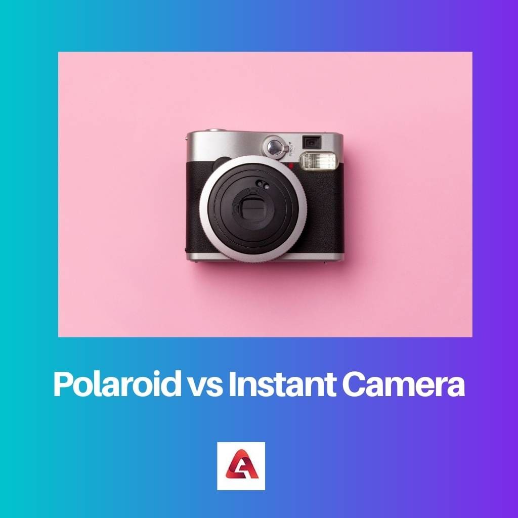 Polaroid frente a cámara instantánea