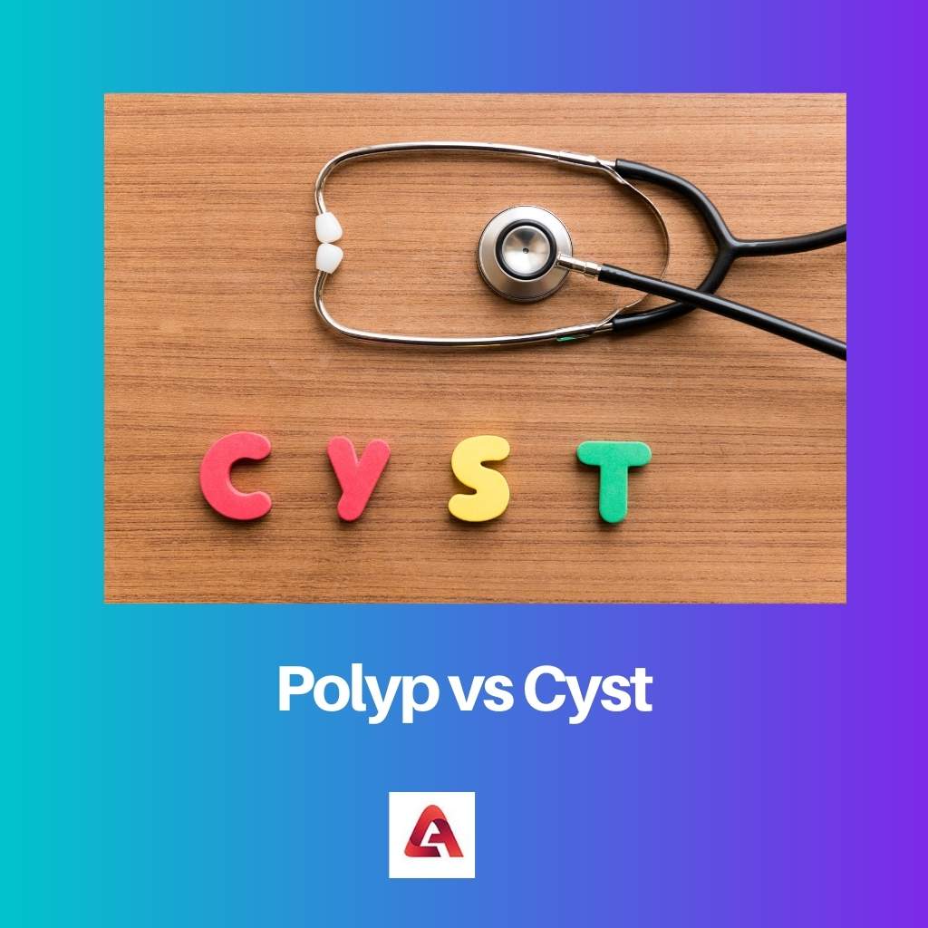 Polyp vs cysta