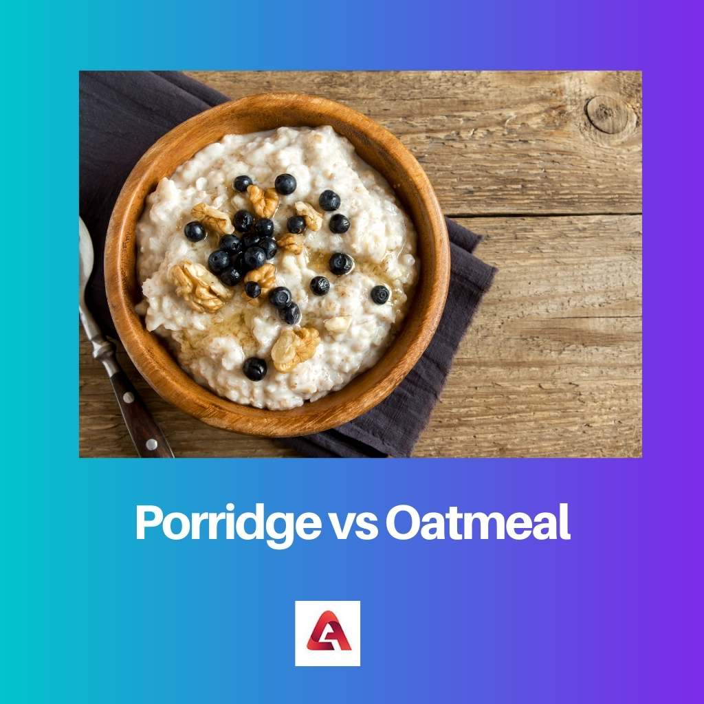 Porridge vs Oatmeal