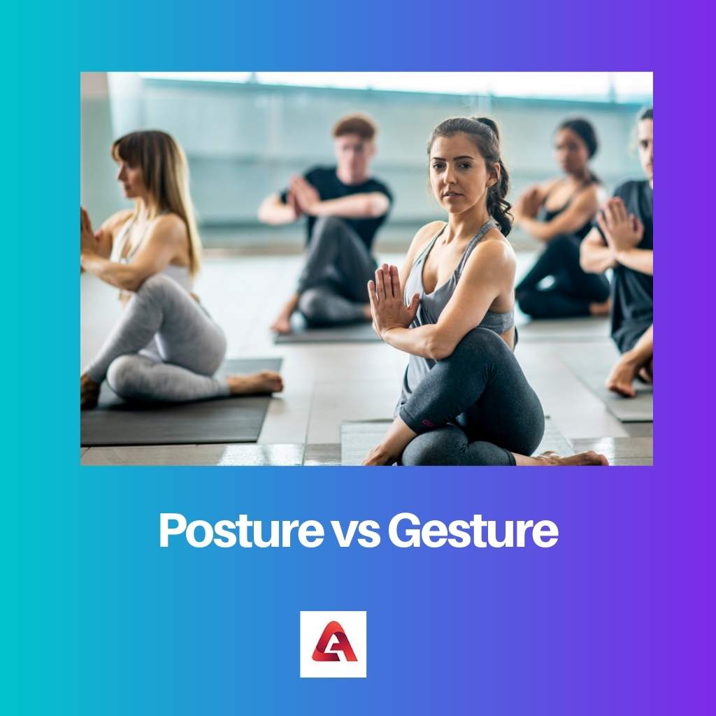 Posture vs Gesture