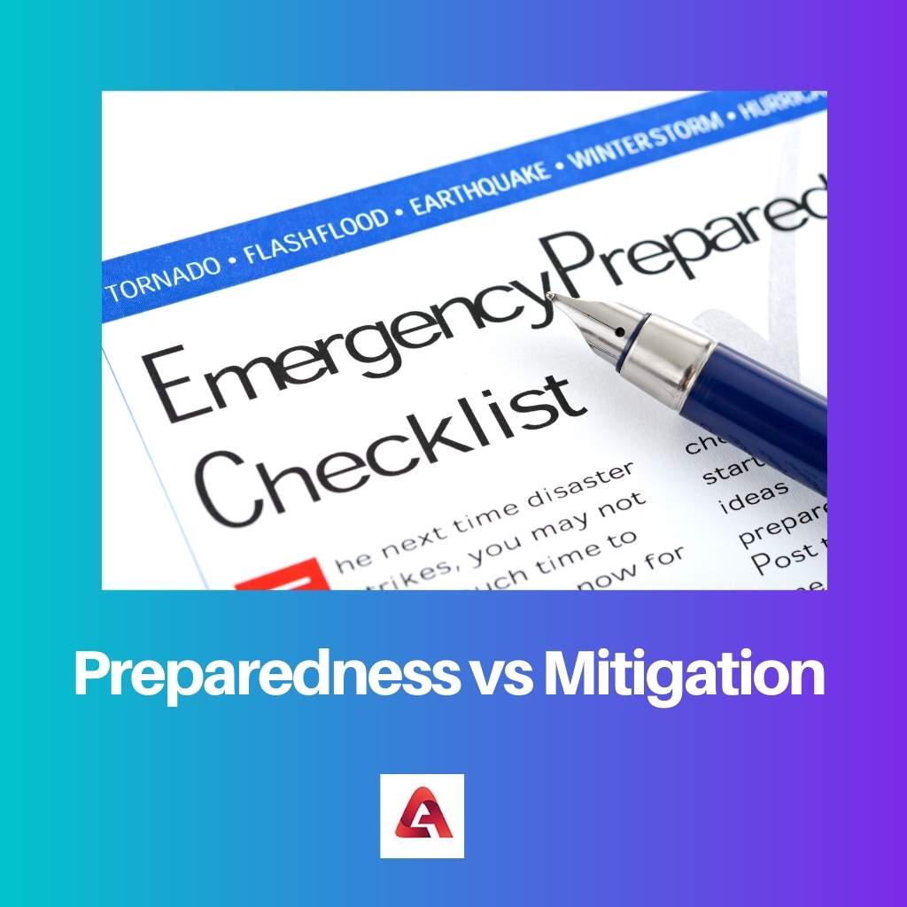 Preparedness vs Mitigation