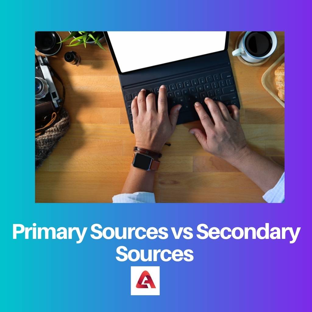Primary Sources vs Secondary Sources 1