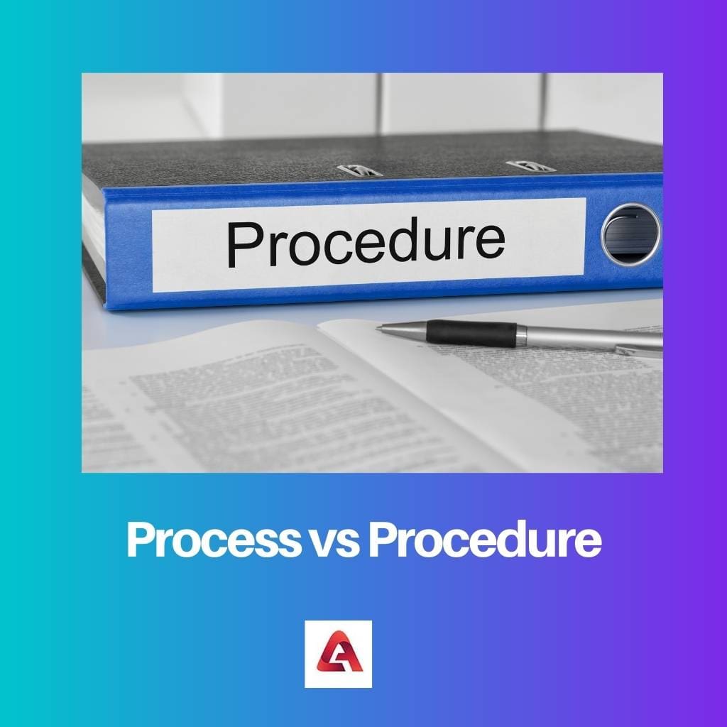 Processo vs procedura