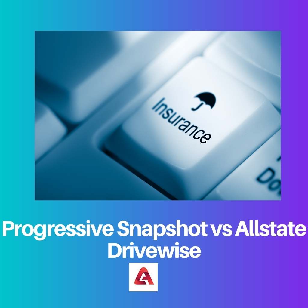 Progressieve momentopname versus Allstate Drivewise