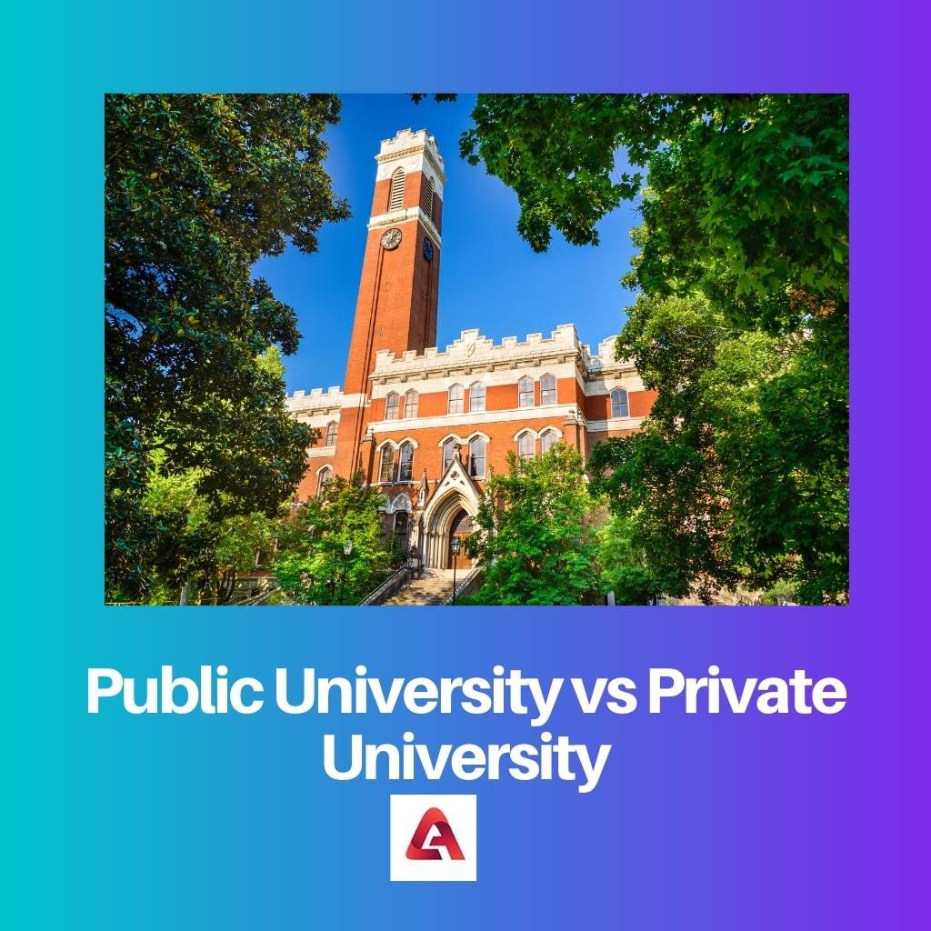 Javno sveučilište protiv privatnog sveučilišta