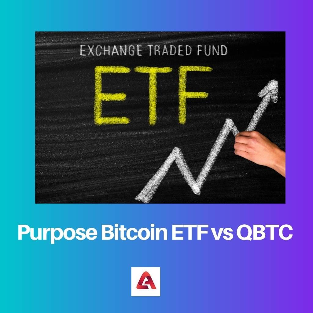 Tarkoitus Bitcoin ETF vs QBTC