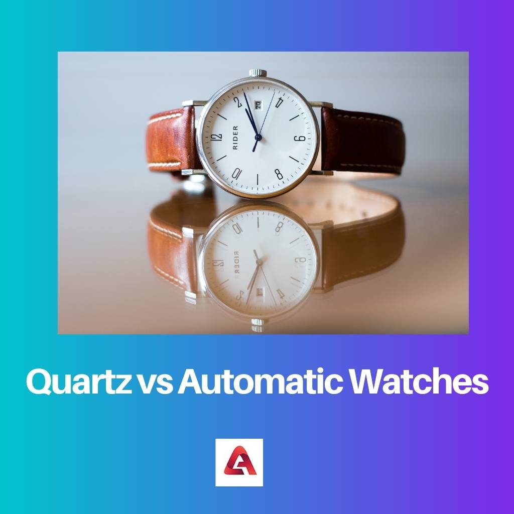 Quartz versus automatische horloges