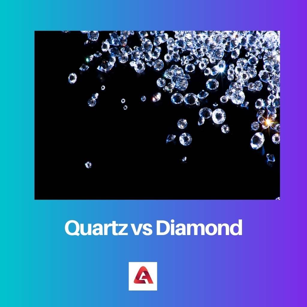 Quartz vs diamant