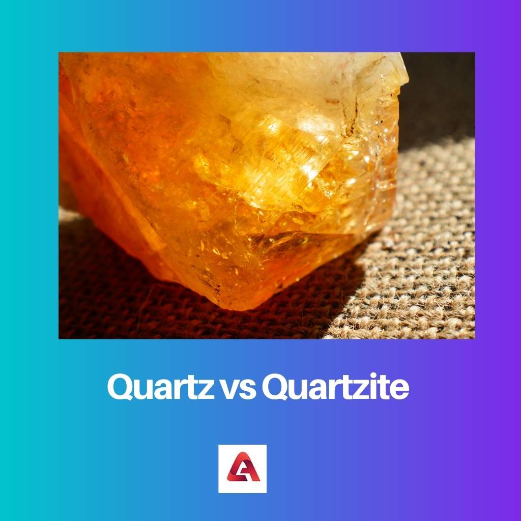 Quartz contre Quartzite