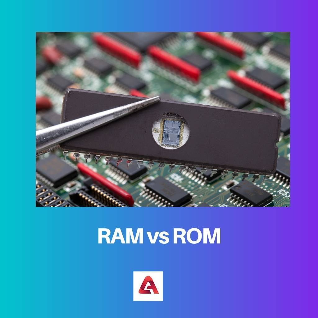 RAM frente a ROM