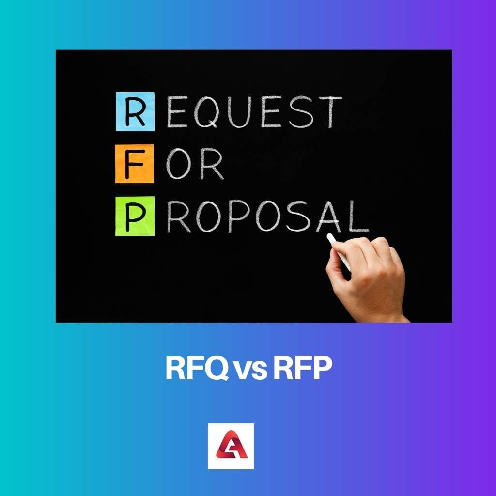 RFQ vs RFP