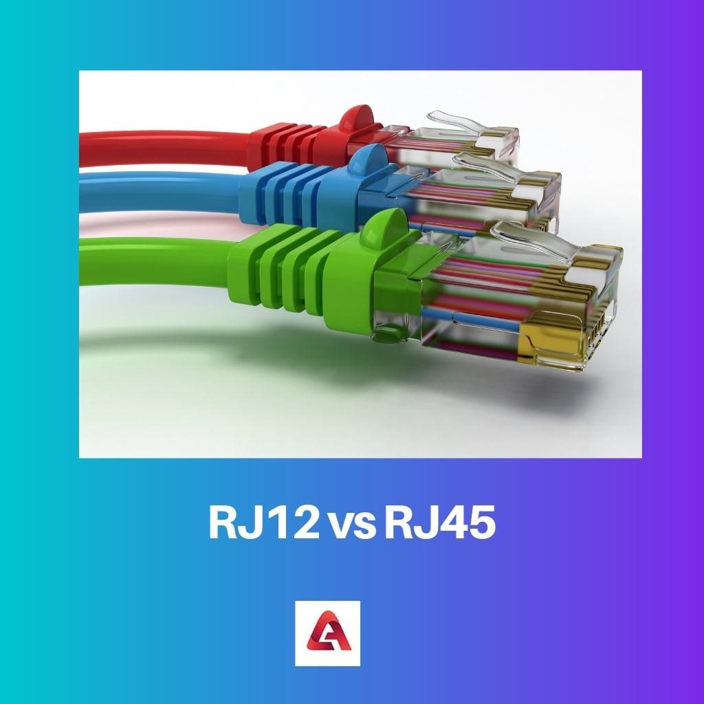 RJ12 εναντίον RJ45