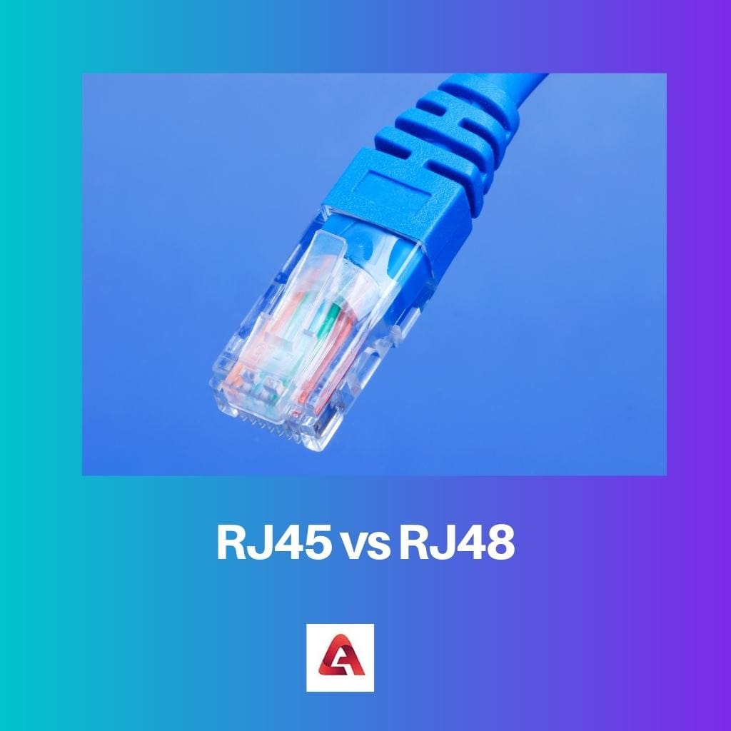 RJ45 مقابل RJ48