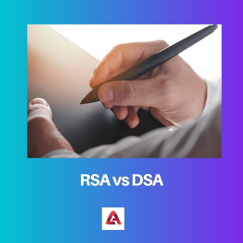 RSA versus DSA