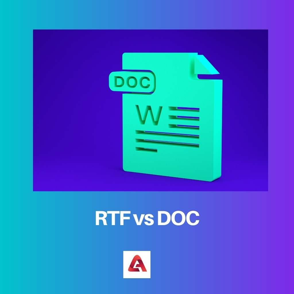 RTF contro DOC