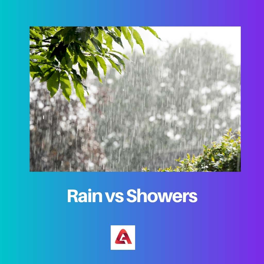Pluie vs averses