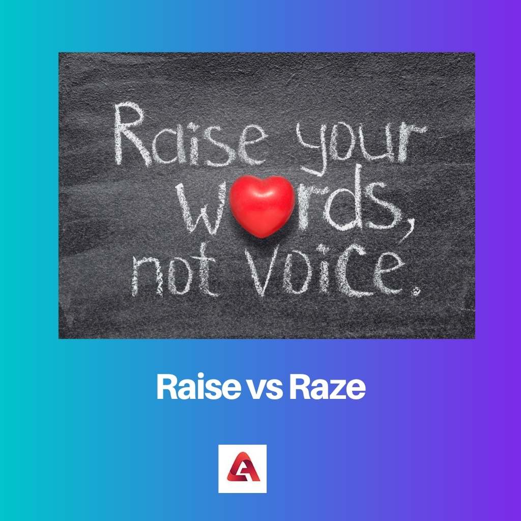 Raise versus Raze