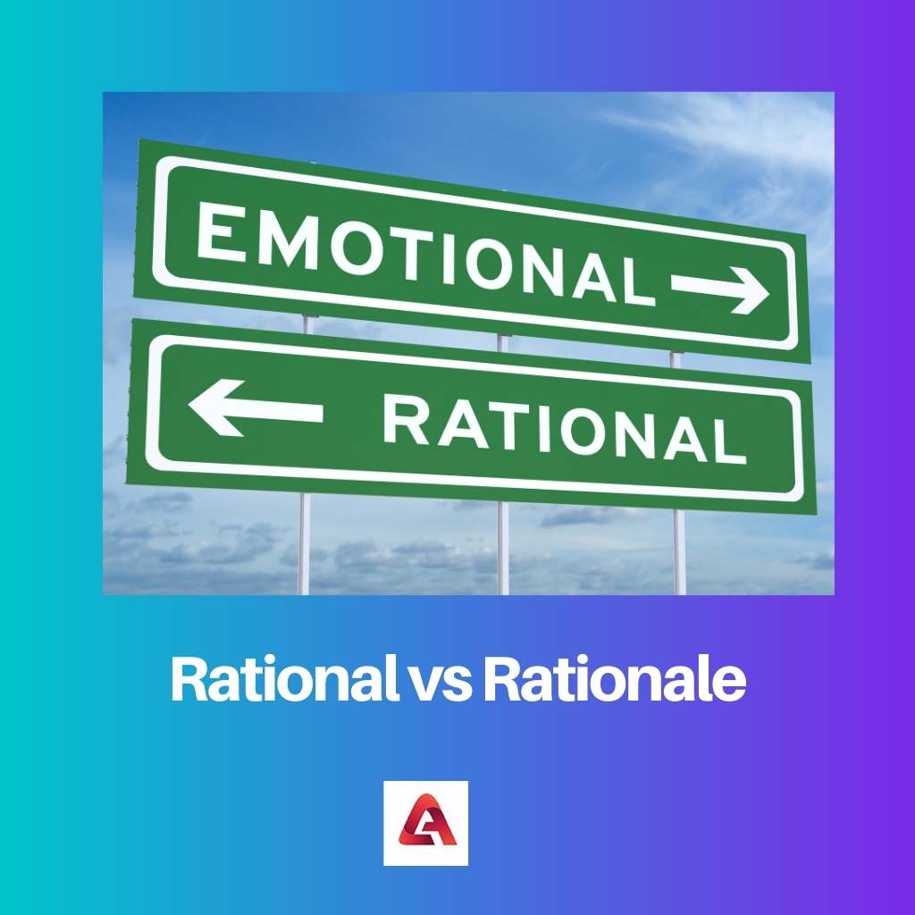 Rational vs Rationale