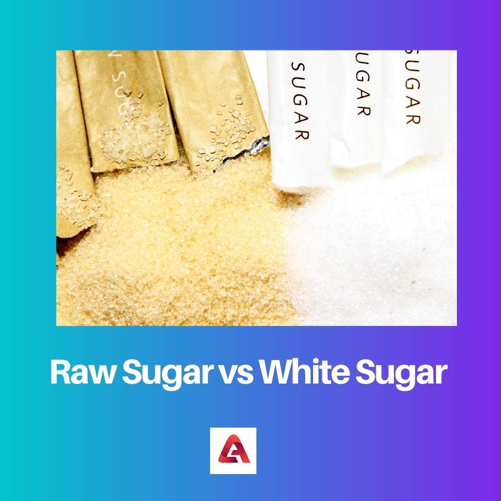 Azúcar sin refinar vs azúcar blanca